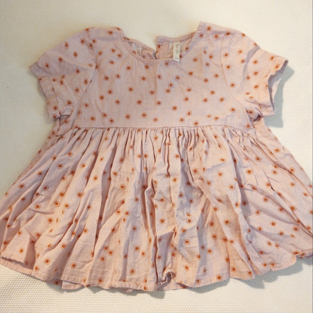 Rylee and Cru girls 4-5 linen top